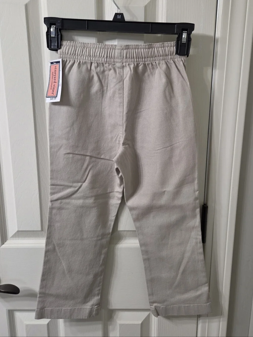 NWT Vineyard Vines OUTLET Boys Pull On Herringbone Chino Pant Taupe Color Size 6